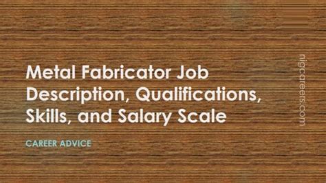 metal fabrication salaries|metal fabricator job duties.